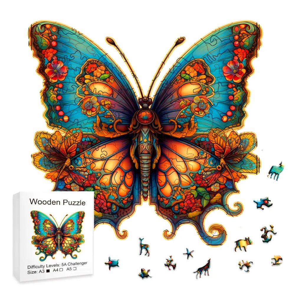 Puzzle en Bois Animaux Lièvre 100 Pièces - ZGEER - Pour Adulte et